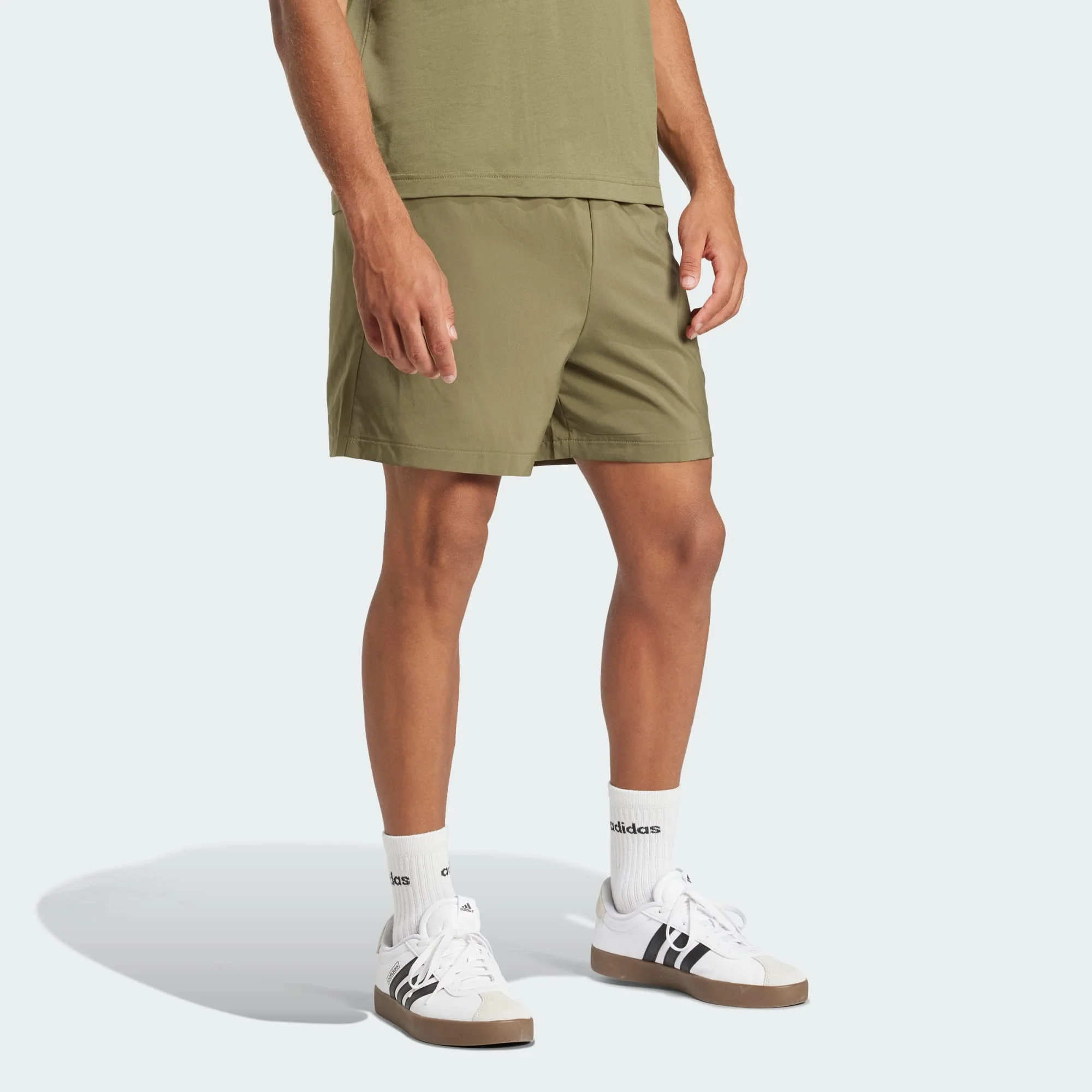 Adidas Men's Small Logo Chelsea Olive Short - Image 3