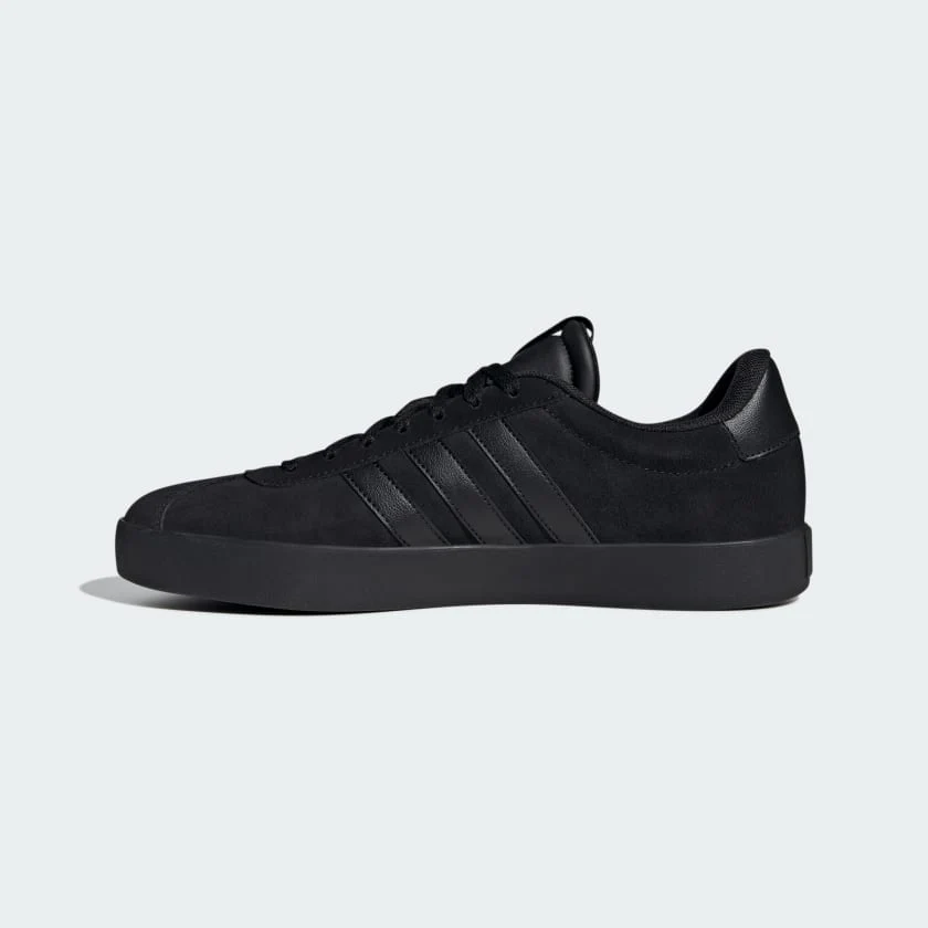 Adidas Men's Vl Court 3.0 Triple Black Sneaker Shoes - Image 2