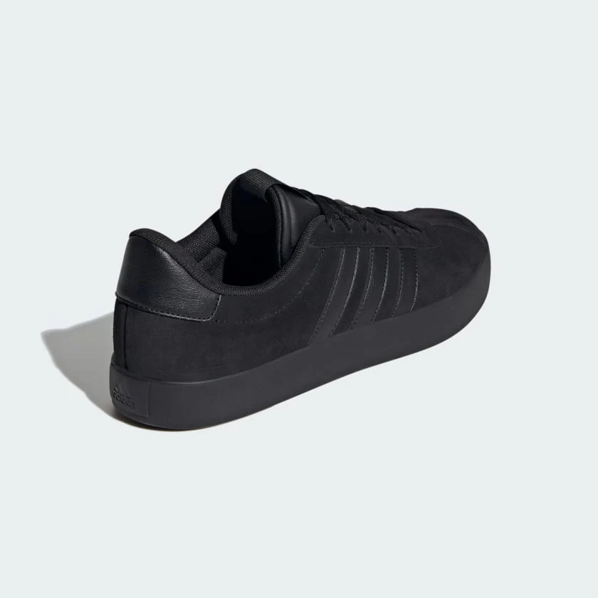 Adidas Men's Vl Court 3.0 Triple Black Sneaker Shoes - Image 4