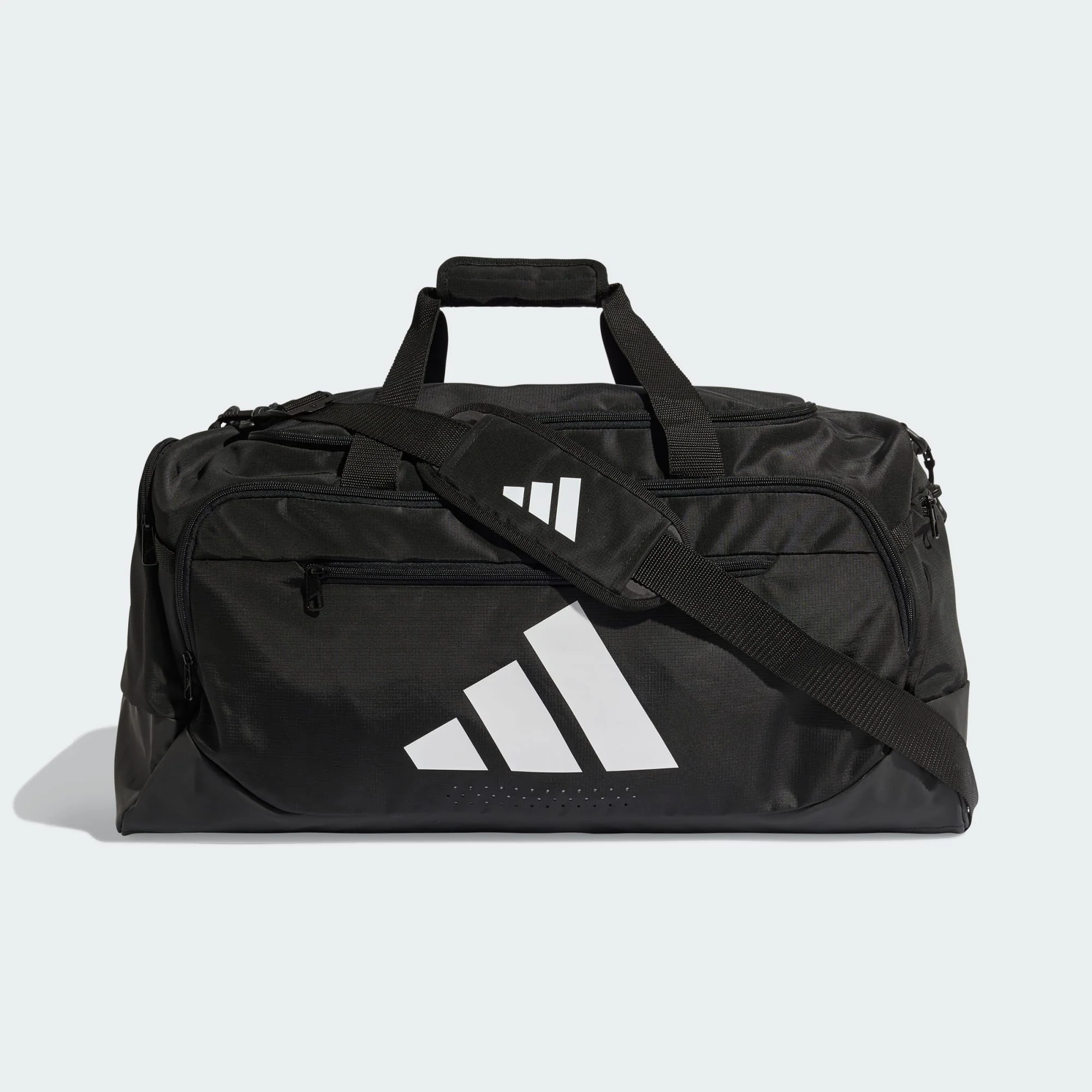 Adidas Training Defender 60l Black/White Duffle Bag - Image 2