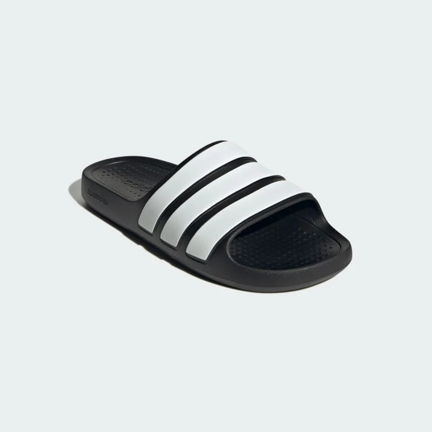 Adidas Women's Adilette Black/White Slides - Image 4