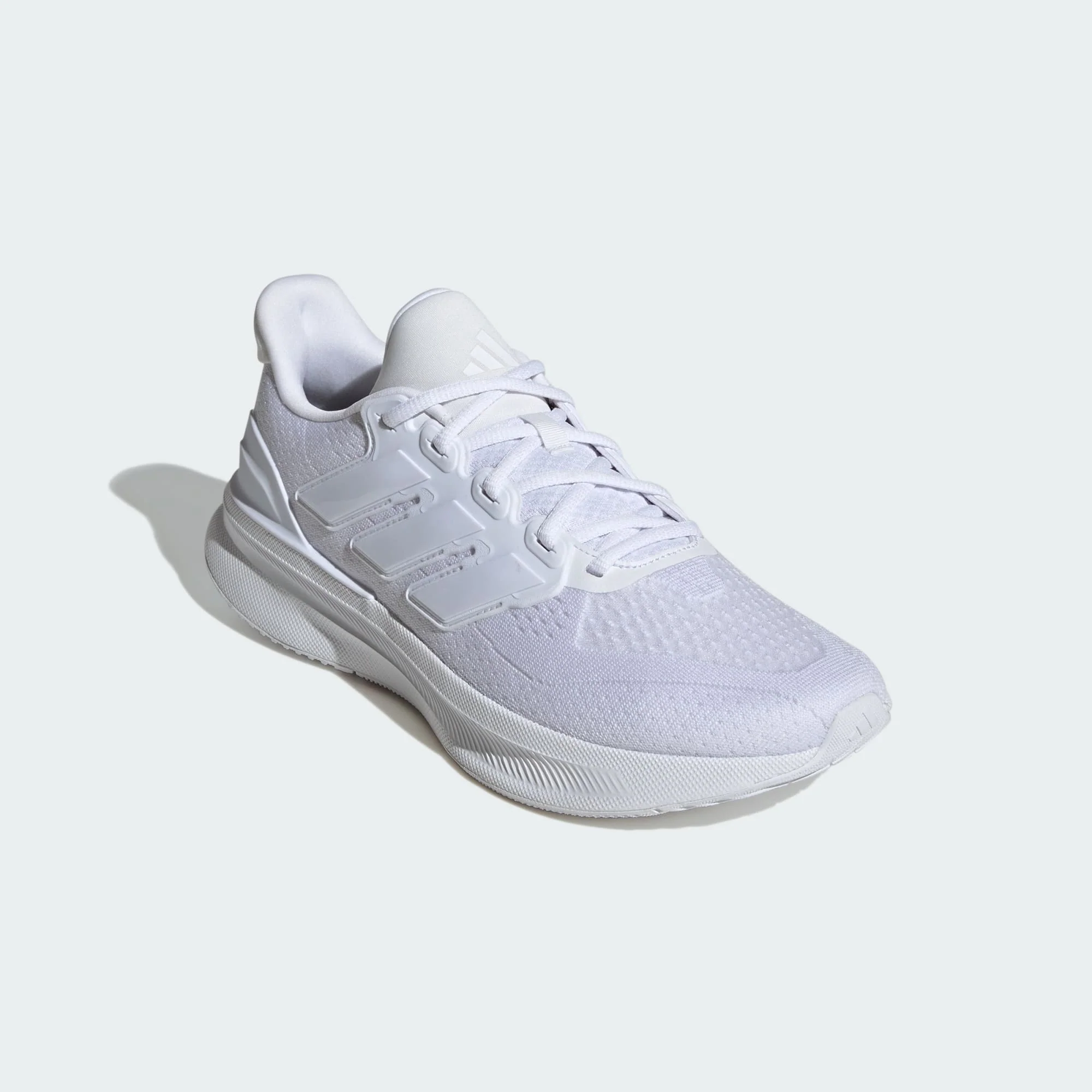 ADIDAS WOMEN'S ULTRARUN 5 TRIPLE WHITE RUNNING SHOES - Image 5