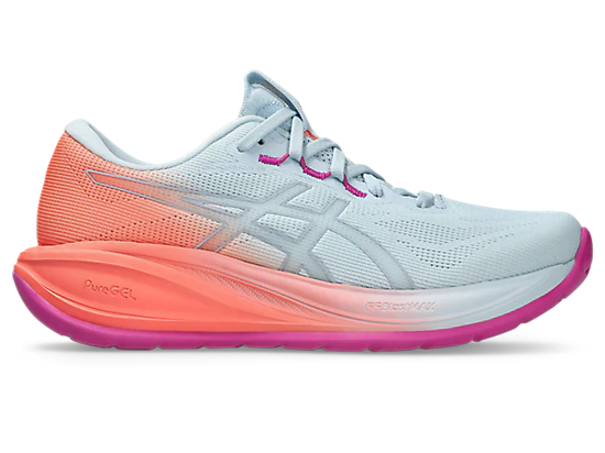 Asics Women's Cumulus 28 Sky/Coral Running Shoes