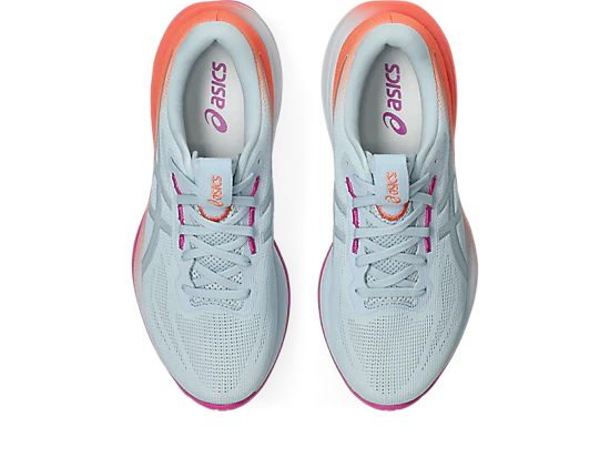 Asics Women's Cumulus 28 Sky/Coral Running Shoes - Image 7
