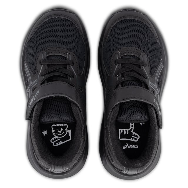 Asics Kid's Contend 9 Ps Triple Black Running Shoes - Image 3