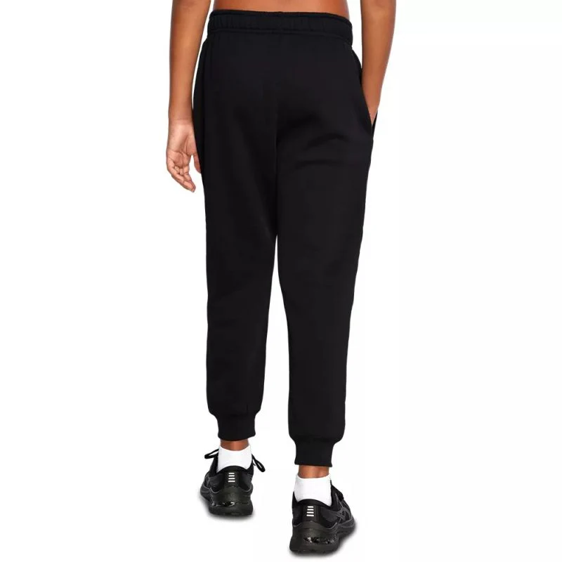 Asics Kids Fleece Black Trackpants - Image 2