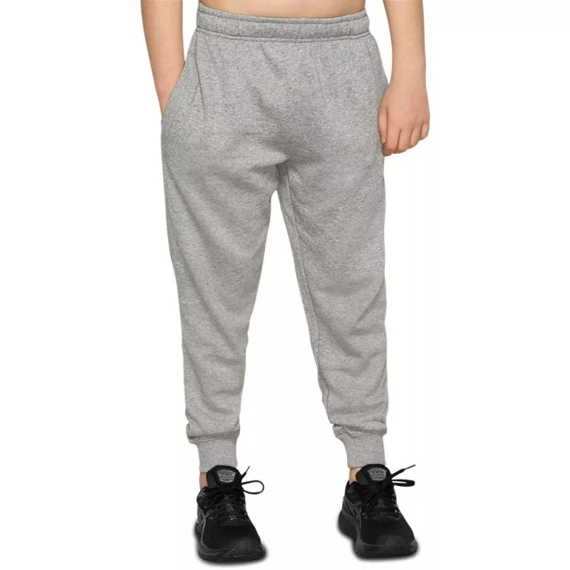 Asics Kids Fleece Heather Grey Trackpants