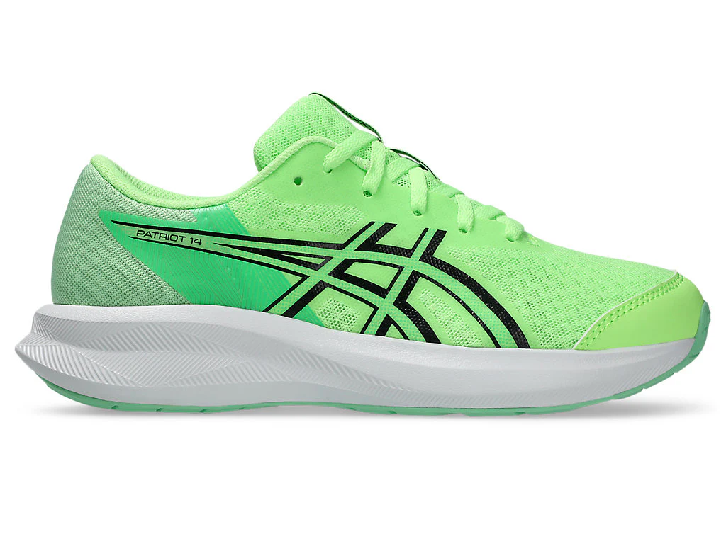 Asics Kid's Patriot 14 Gs Green/Black Running Shoes