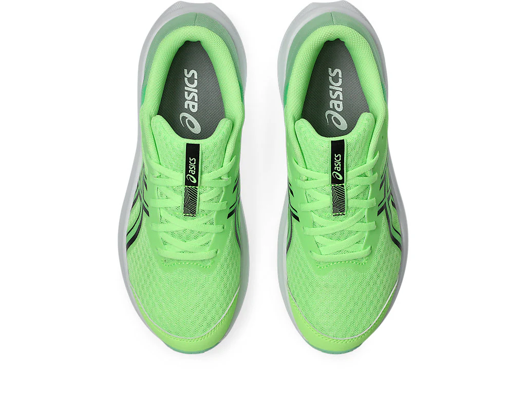 Asics Kid's Patriot 14 Gs Green/Black Running Shoes - Image 6
