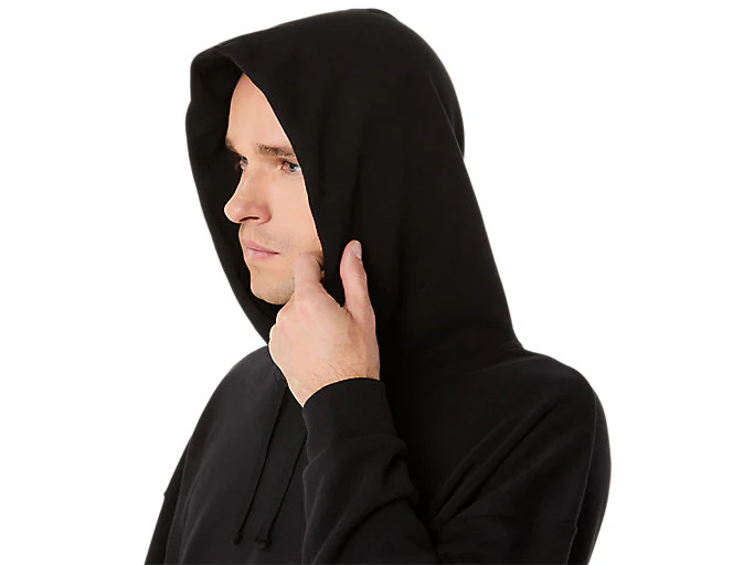 Asics Men's Fleece Black Hoodie - Image 2