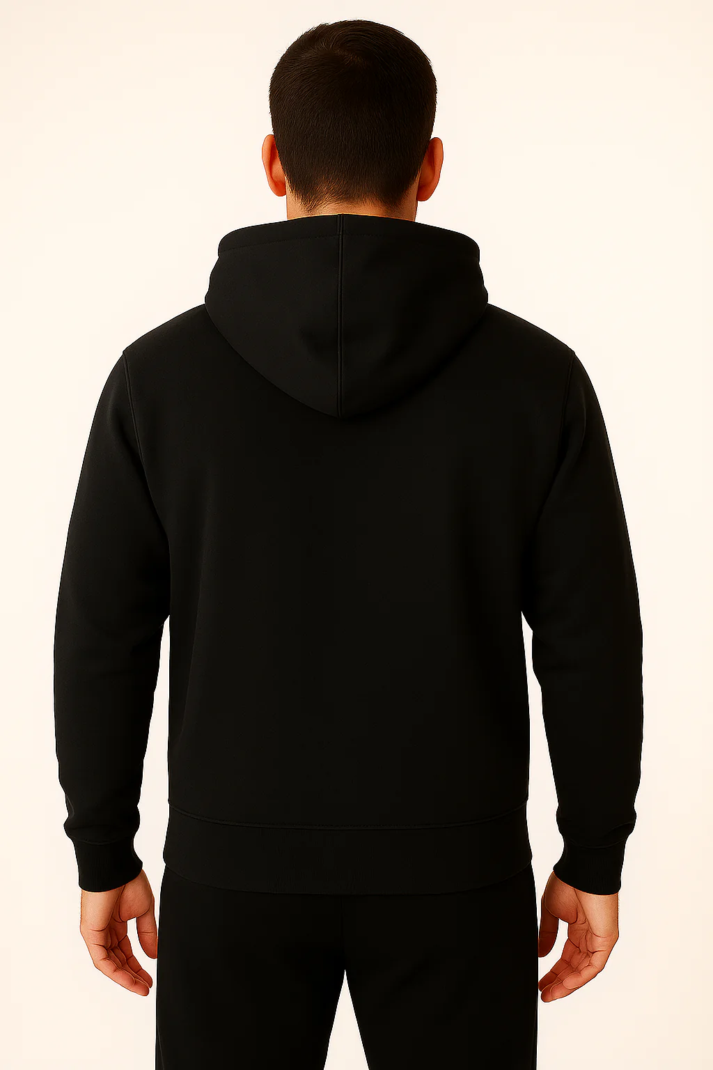 Asics Men's Fleece Black Hoodie - Image 3