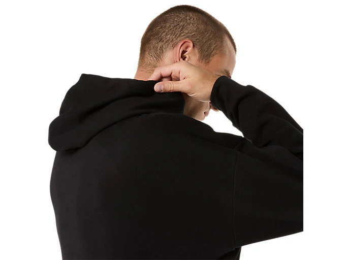Asics Men's Fleece Black Hoodie - Image 4