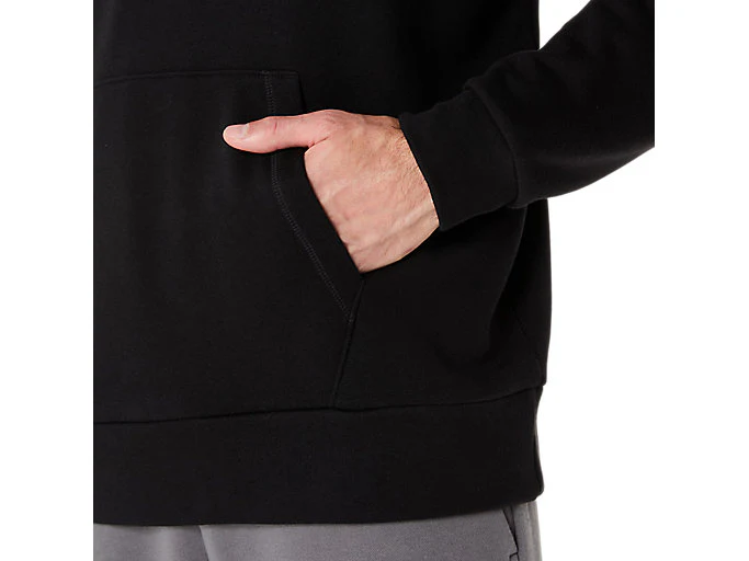 Asics Men's Fleece Black Hoodie - Image 5