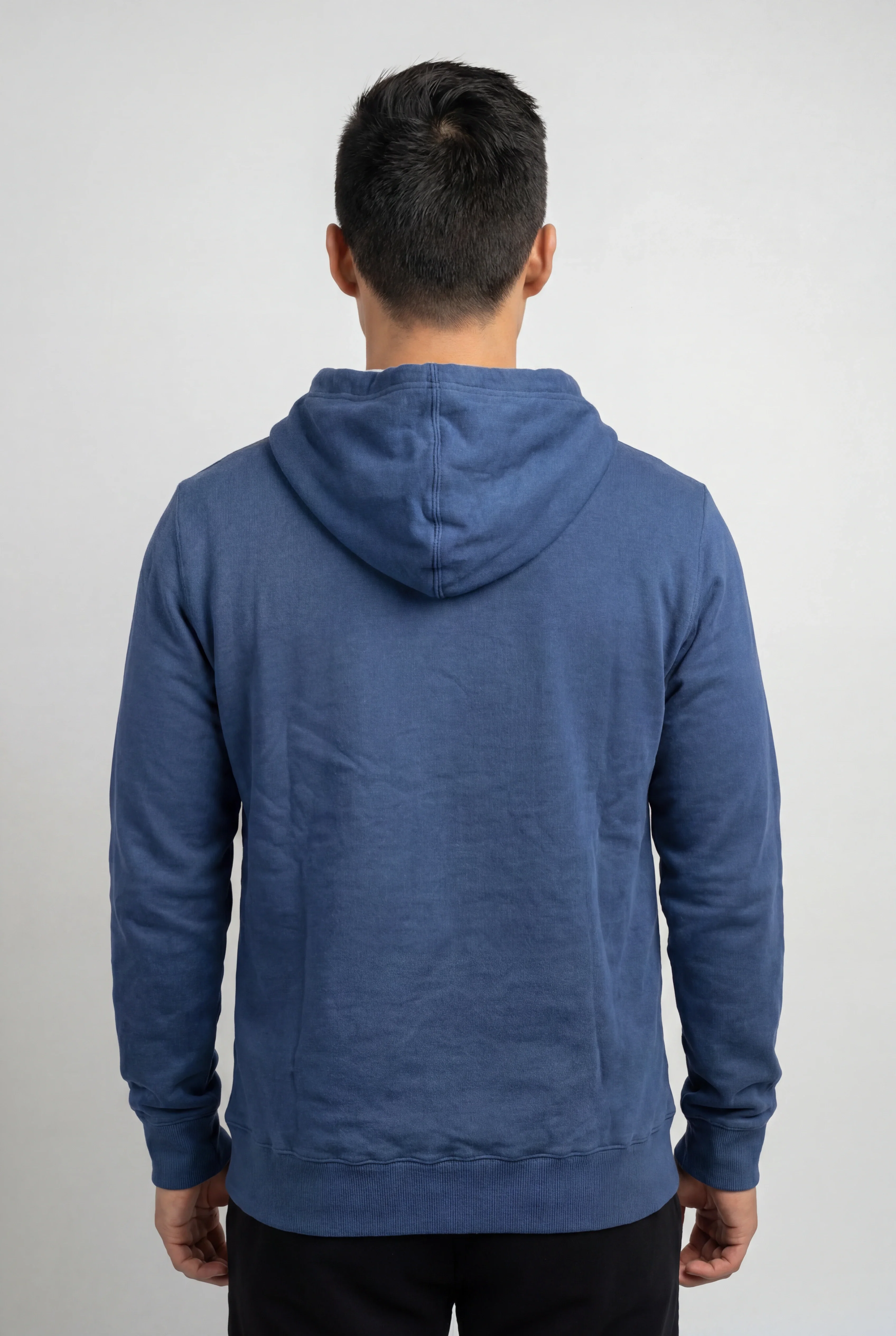 Asics Men's Fleece Blue Hoodie - Image 2