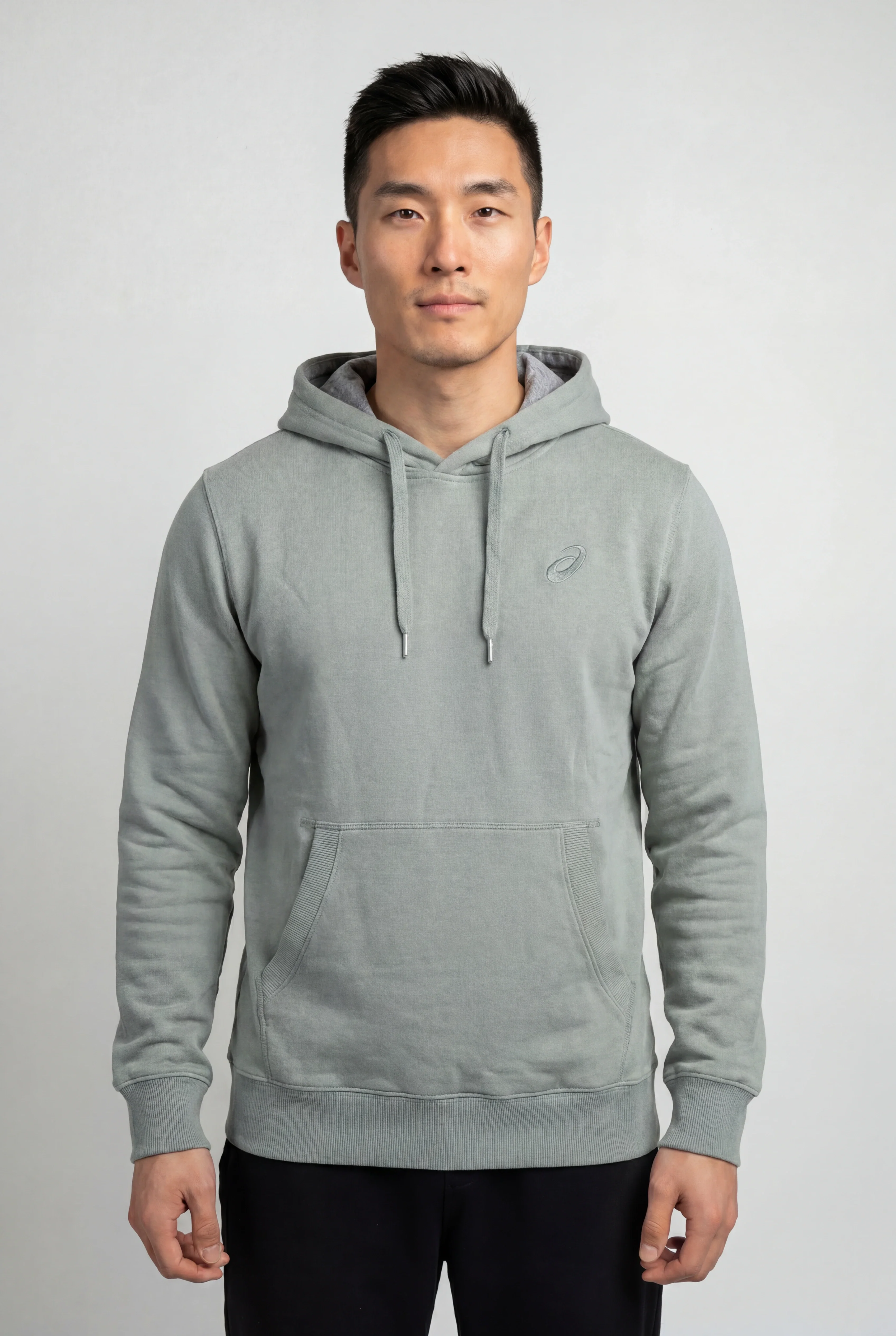 Asics Men's Fleece Olive Hoodie