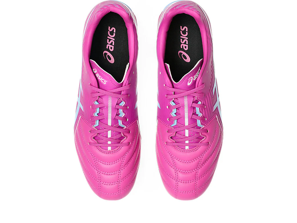 ASICS MEN'S LETHAL FLASH IT 3 SAKURA/SKY FOOTBALL BOOTS - Image 6