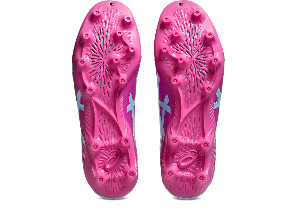 ASICS MEN'S LETHAL FLASH IT 3 SAKURA/SKY FOOTBALL BOOTS - Image 7