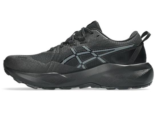 Asics Men's Venture 11 Black/Grey Trail Running Shoes Extra Wide (4e) - Image 2