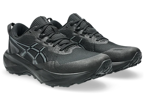 Asics Men's Venture 11 Black/Grey Trail Running Shoes Extra Wide (4e) - Image 3