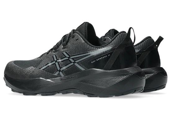 Asics Men's Venture 11 Black/Grey Trail Running Shoes Extra Wide (4e) - Image 4
