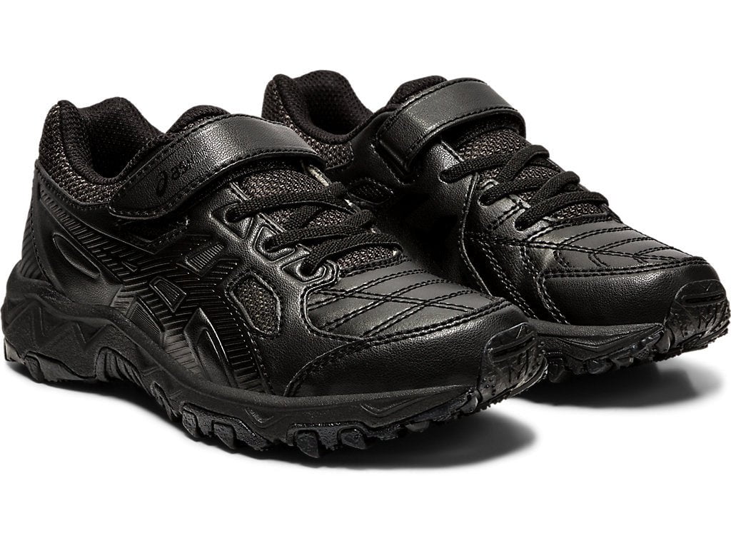 Asics Kids Gel-Trigger 12 Tx Triple Black Shoes - Image 3