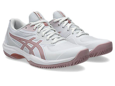 Asics Women's Gel Game Ff White/Morganite Netball Shoes - Image 3