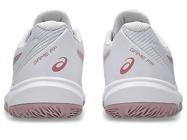 Asics Women's Gel Game Ff White/Morganite Netball Shoes - Image 4