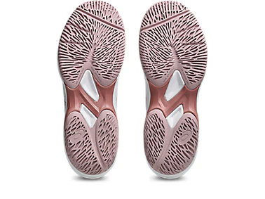 Asics Women's Gel Game Ff White/Morganite Netball Shoes - Image 6
