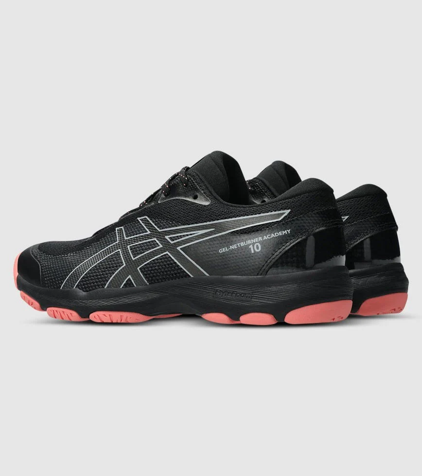 Asics Women's Gel-Netburner Academy 10 Black/Gravel Netball Shoes - Image 5