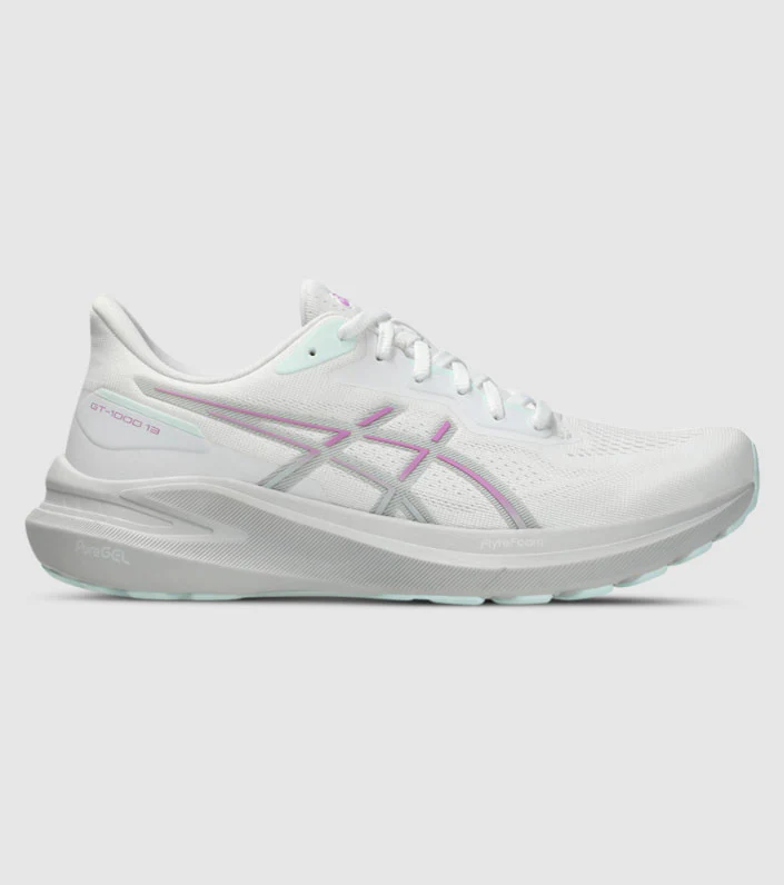 Asics Women's Gt 1000 13 White/Coral Running Shoes