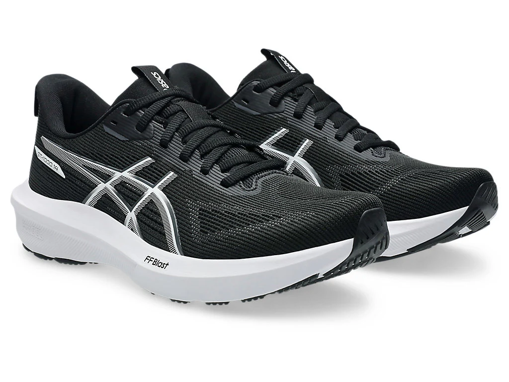 Asics Women's Gt 1000 14 Black/White Running Shoes - Image 3