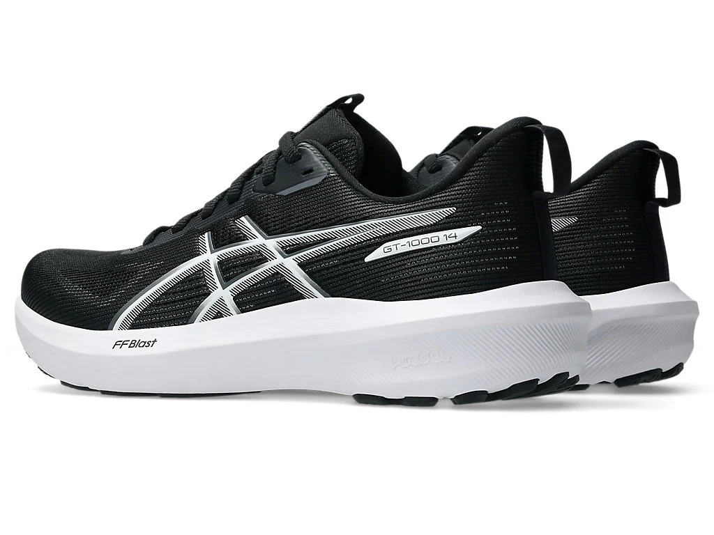 Asics Women's Gt 1000 14 Black/White Running Shoes - Image 4
