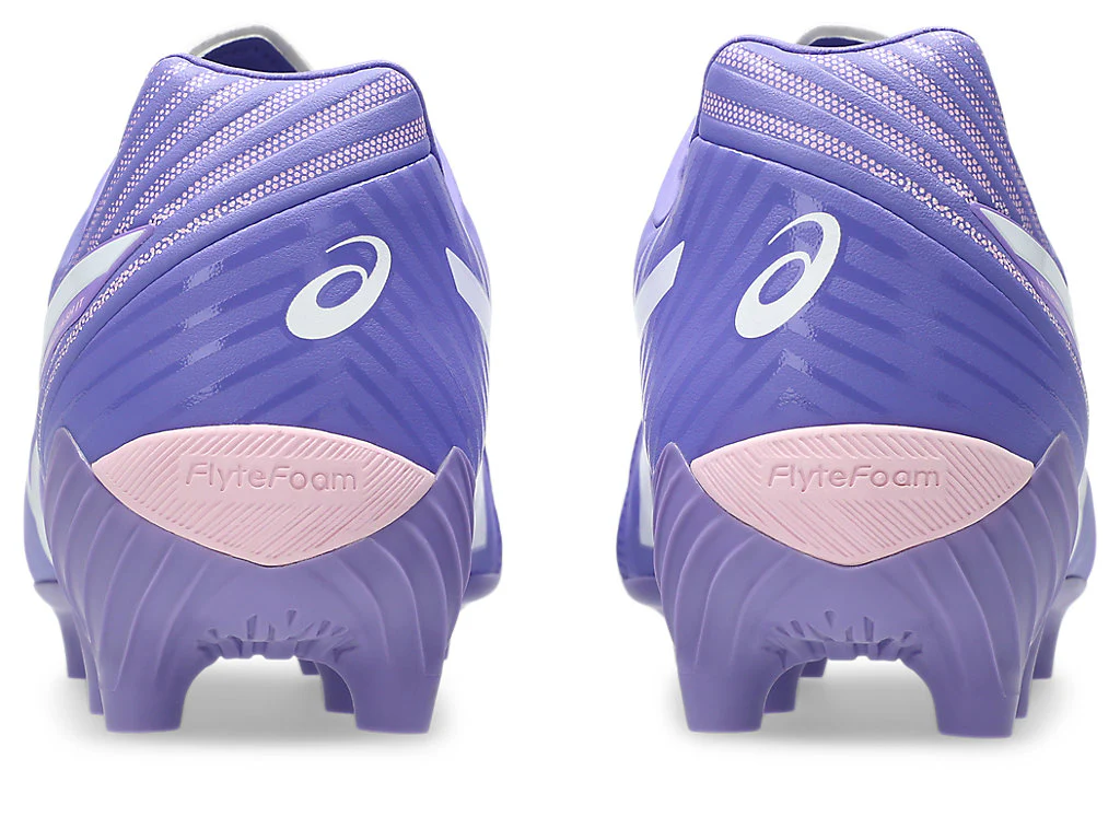 ASICS WOMEN'S LETHAL FLASH IT 3 AMETHYST/WHITE FOOTBALL BOOTS - Image 4