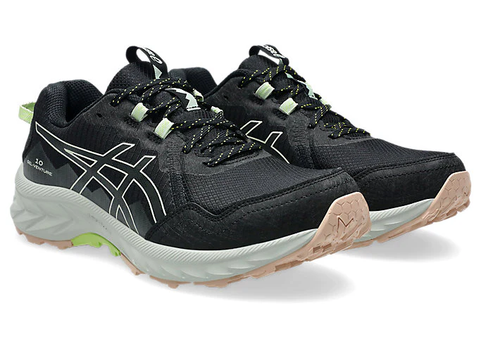 Asics Women's Venture 10 Black/Grey Trail Running Shoes - Image 3