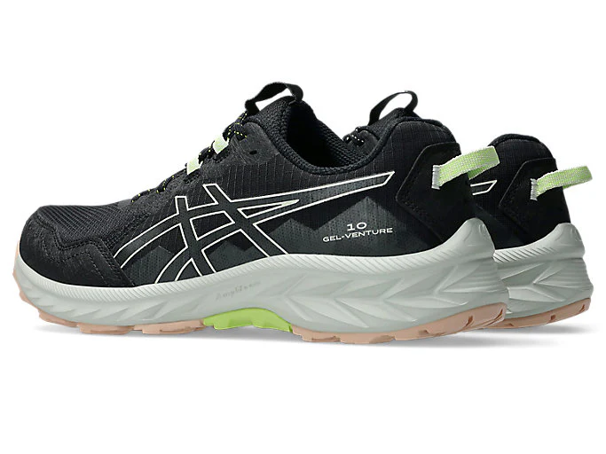 Asics Women's Venture 10 Black/Grey Trail Running Shoes - Image 4