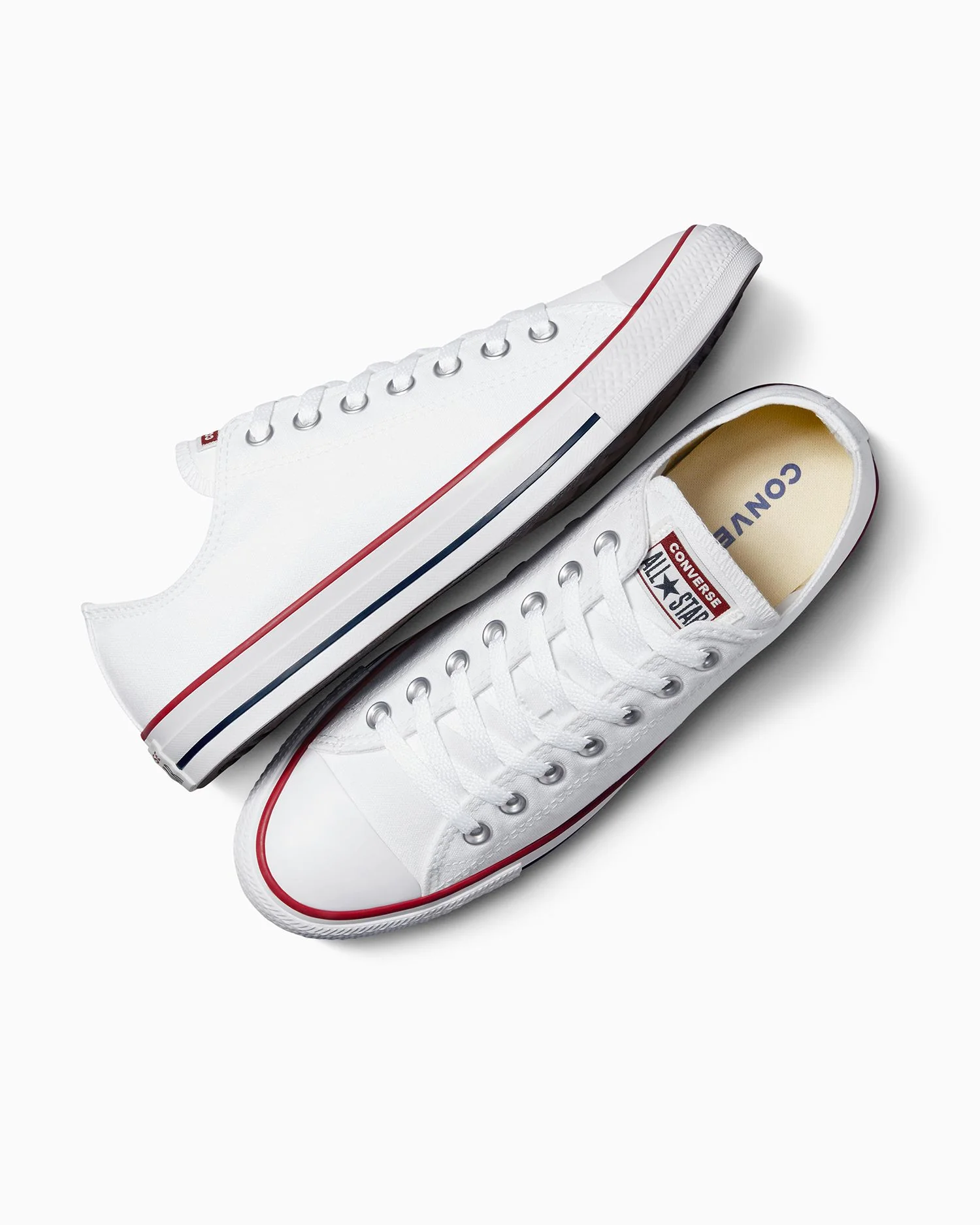 Converse Women's Chuck Taylor All Star Low Top White Shoe - Image 3