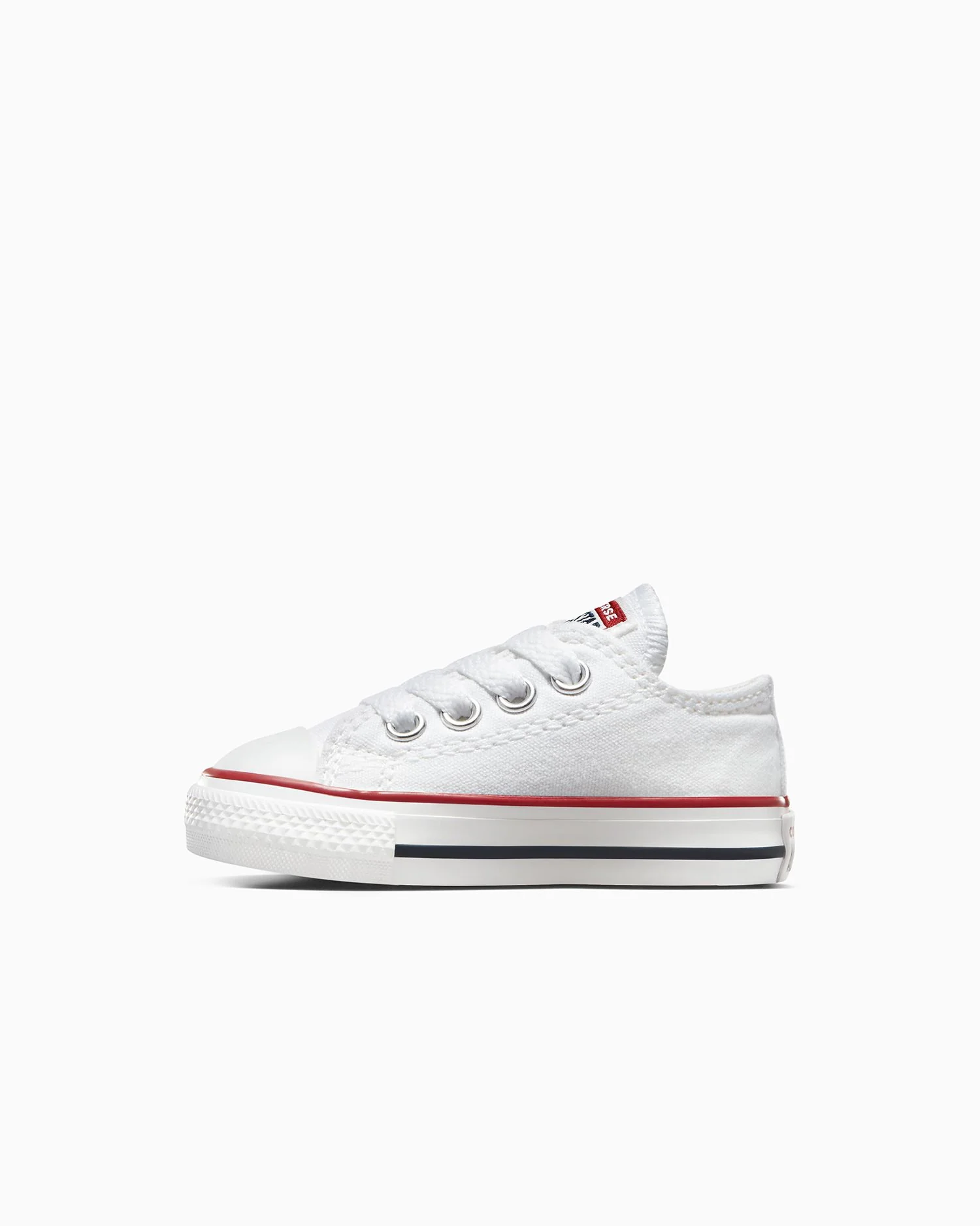 Converse Kids Chuck Taylor All Stars Low Top White Shoe - Image 2