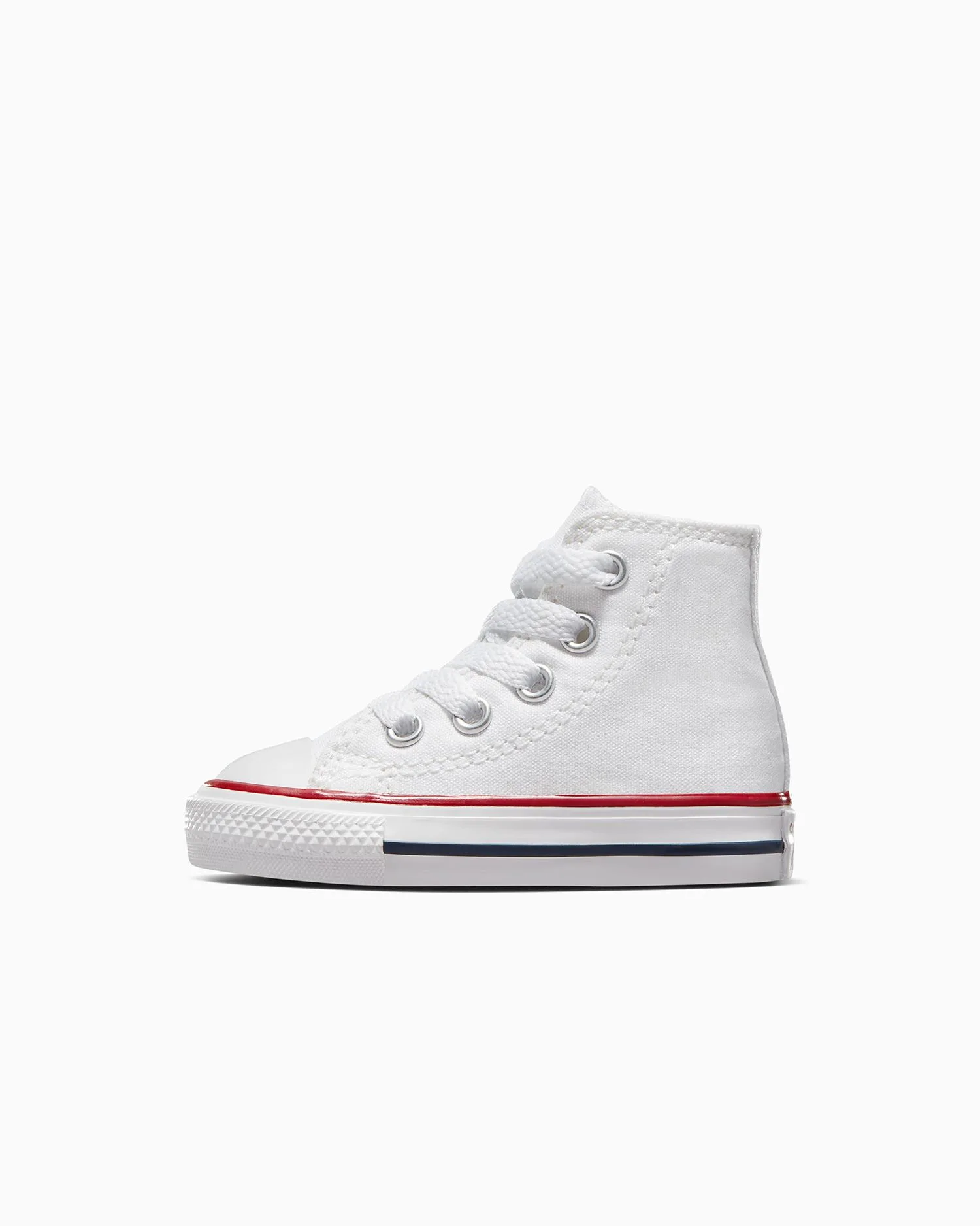 Converse Kids Chuck Taylor All Stars High Top White Shoe - Image 2