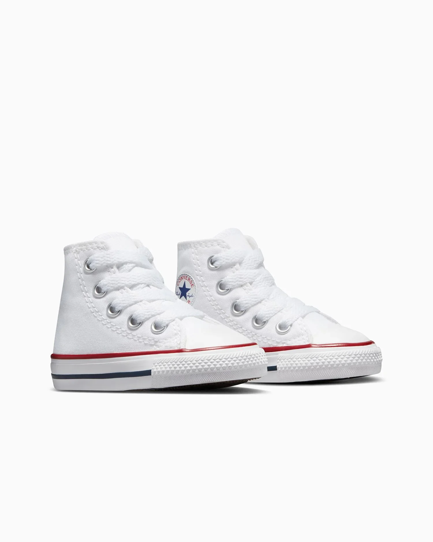 Converse Kids Chuck Taylor All Stars High Top White Shoe - Image 3