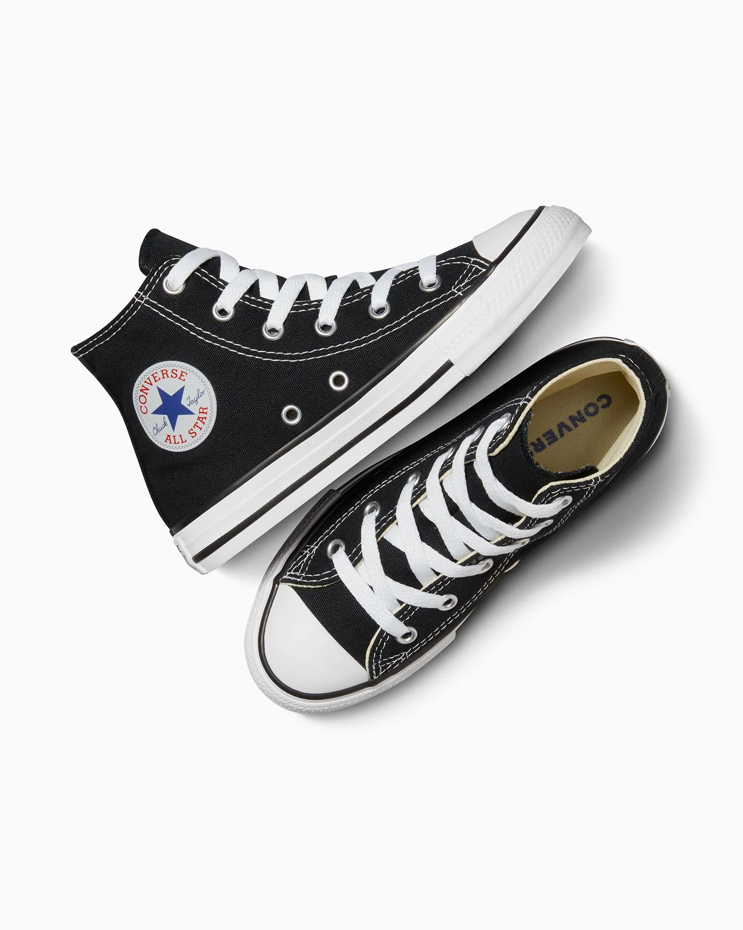 Converse Kids All Star High Top Black Shoe - Image 3