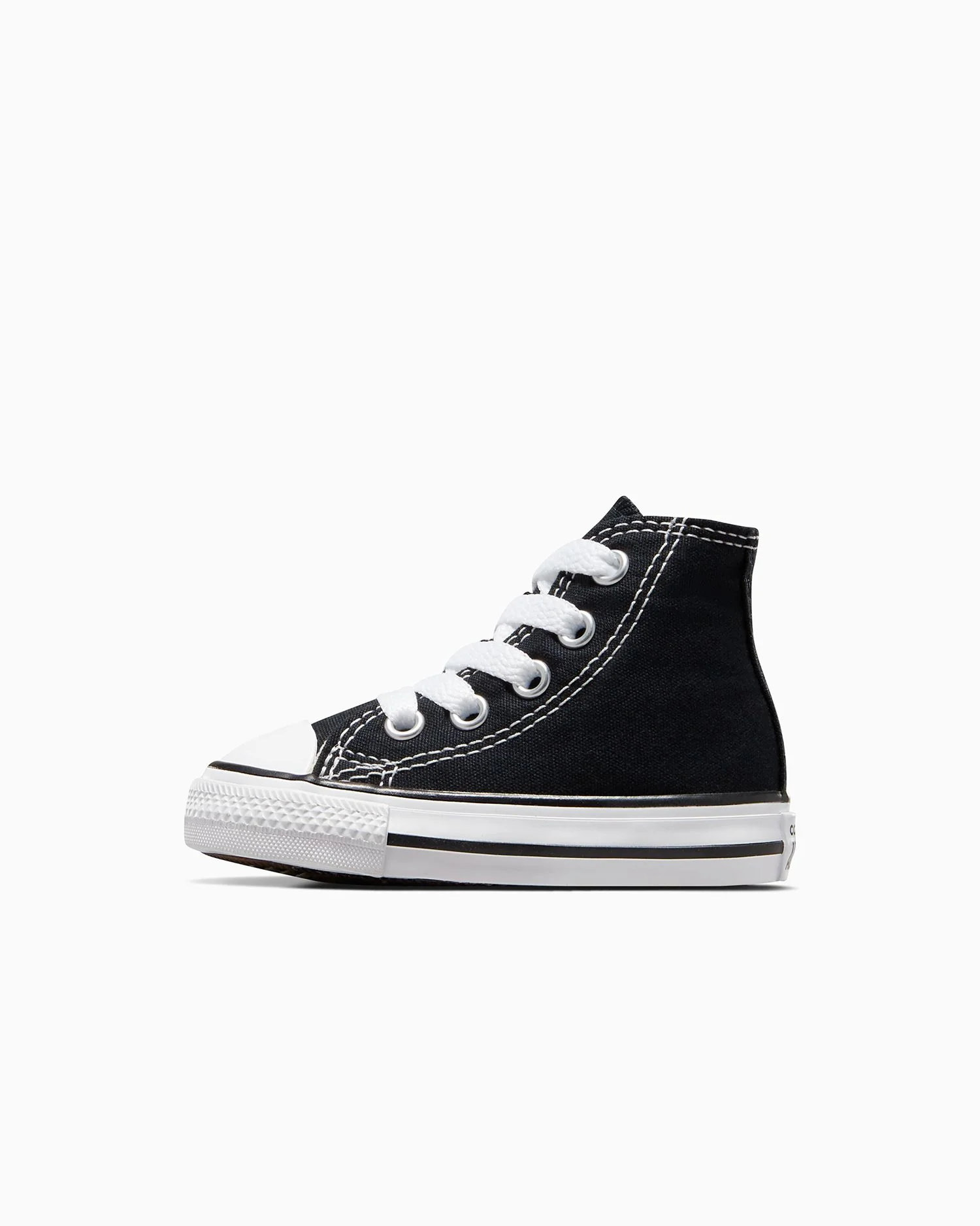 Converse Kids Chuck Taylor All Star High Top Black/White Shoe - Image 2