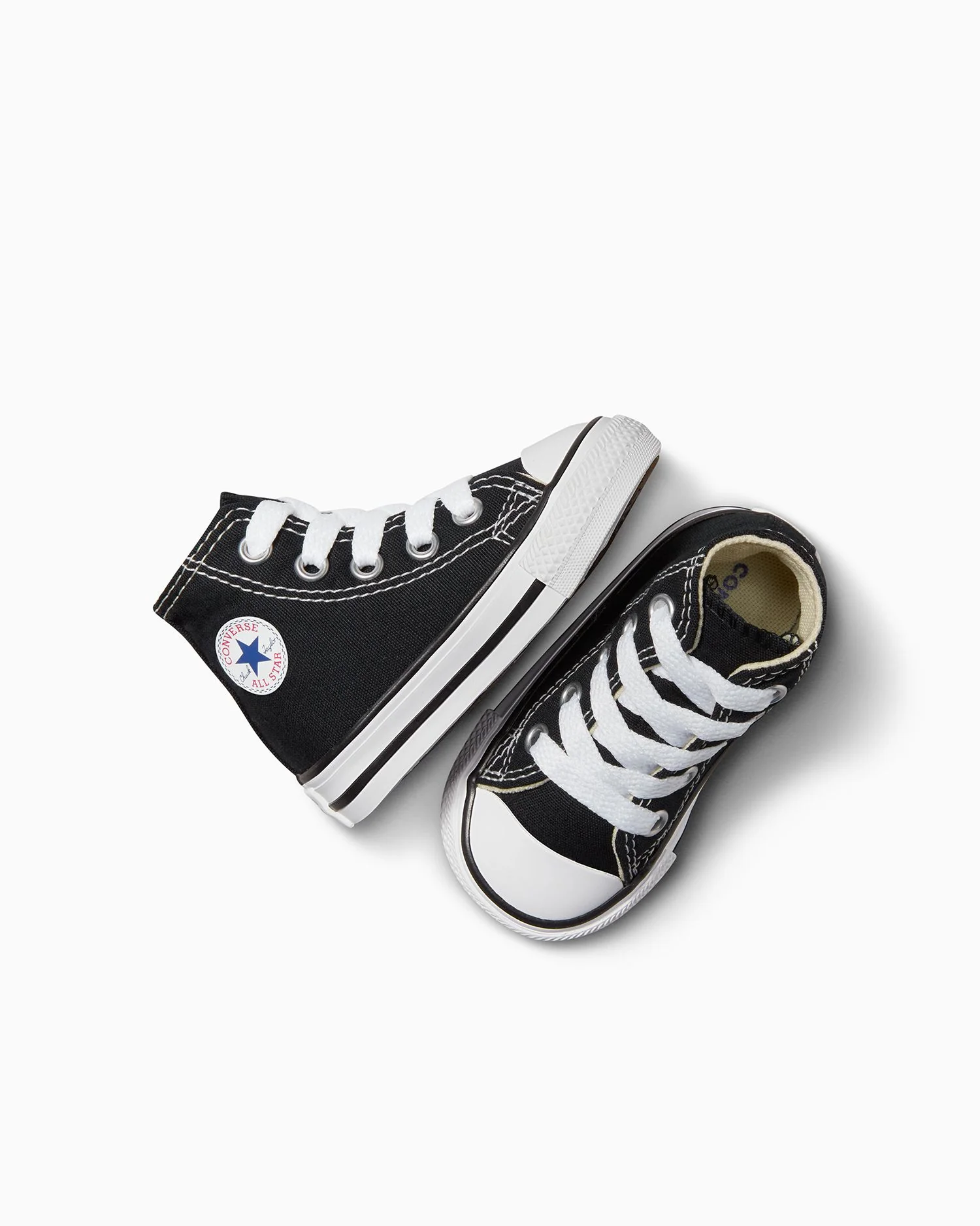 Converse Kids Chuck Taylor All Star High Top Black/White Shoe - Image 3