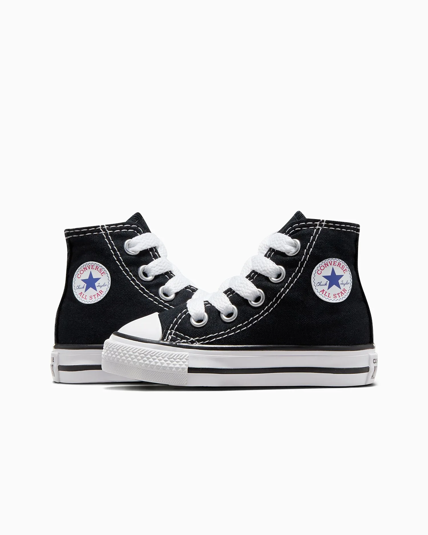 Converse Kids Chuck Taylor All Star High Top Black/White Shoe - Image 6