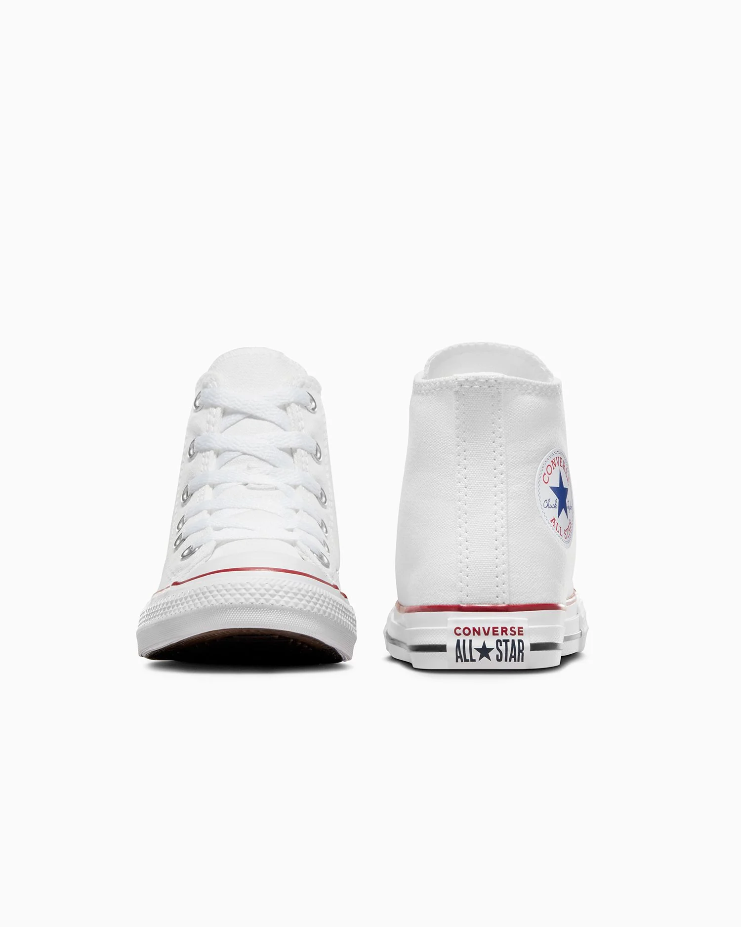 Converse Kids Chuck Taylor All Star High Top White Shoe - Image 4