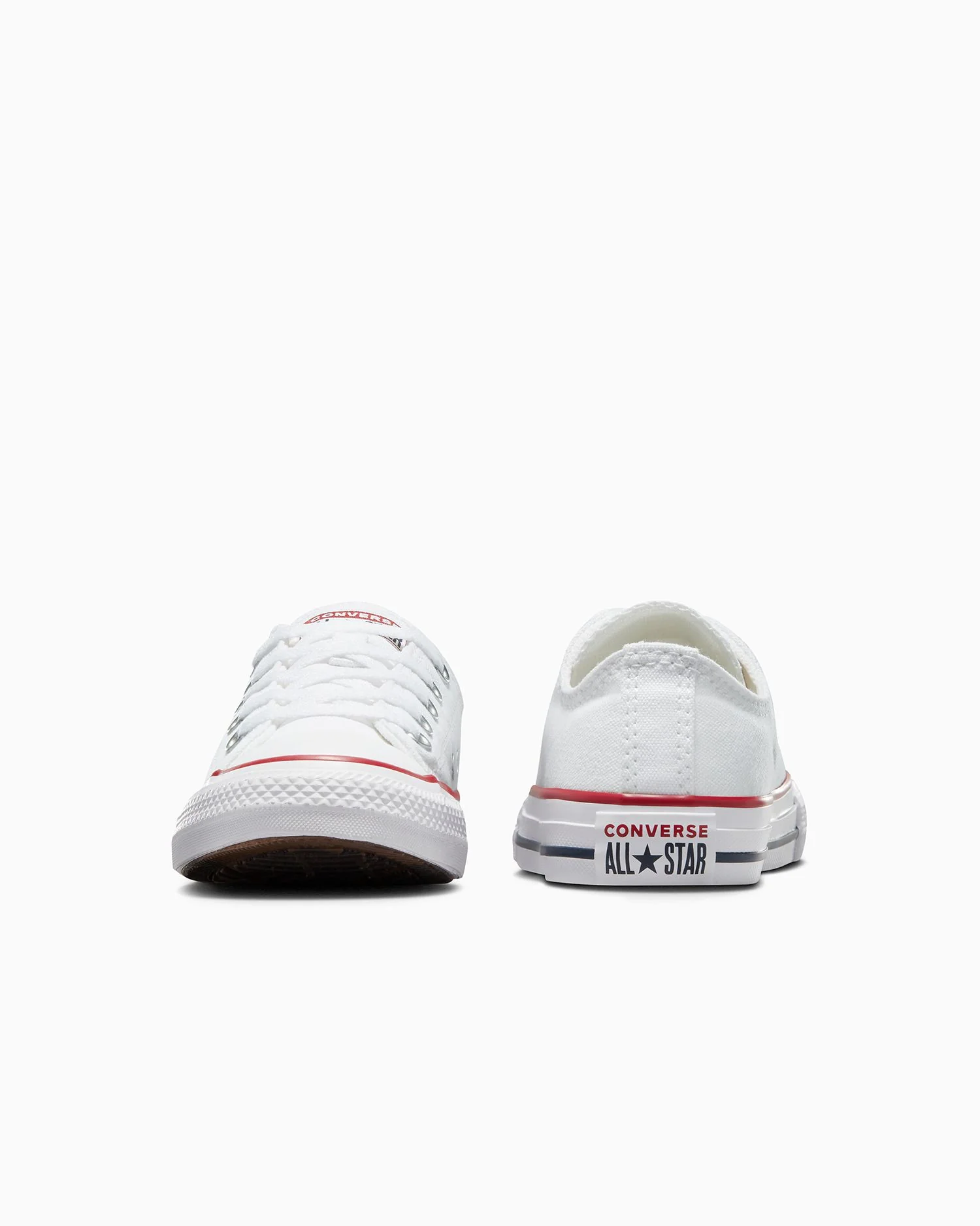 Converse Kids Chuck Taylor All Star Low Top White Shoe - Image 3