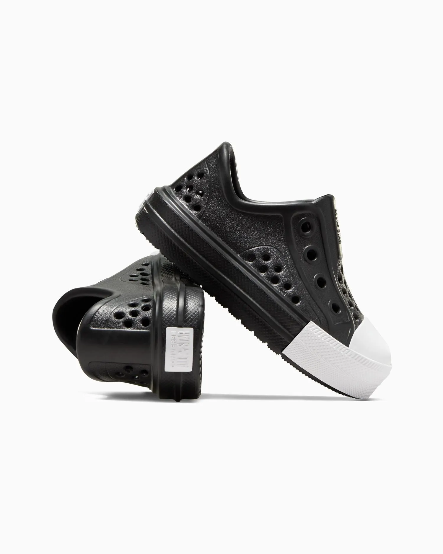 Converse Kid's All-Star Play Lite Cx Easy-On Black/White Clogs - Image 5