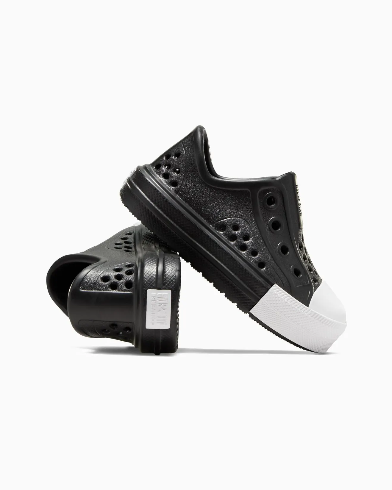 Converse Kid's All-Star Play Lite Cx Easy-On Black/White Clogs - Image 3