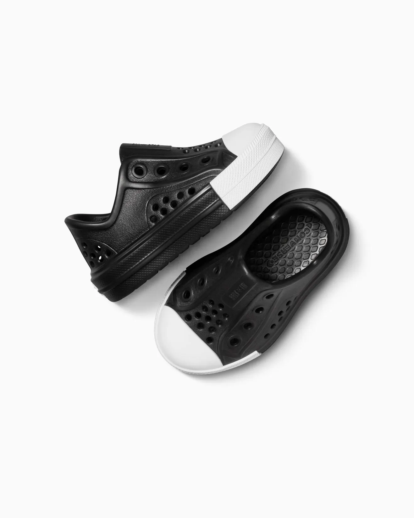 Converse Kid's All-Star Play Lite Cx Easy-On Black/White Clogs - Image 5