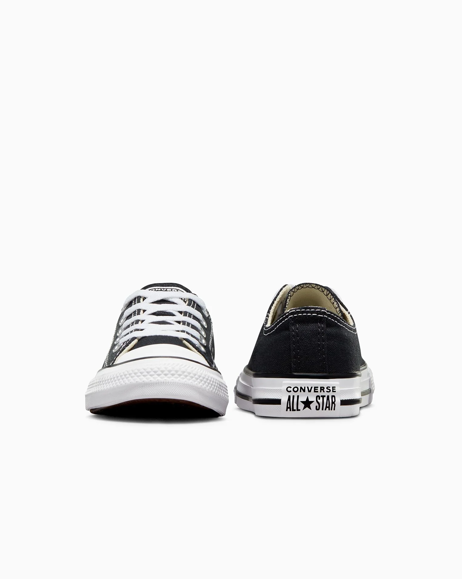 Converse Kids Chuck Taylor All Star Low Top Black/White Shoe - Image 4