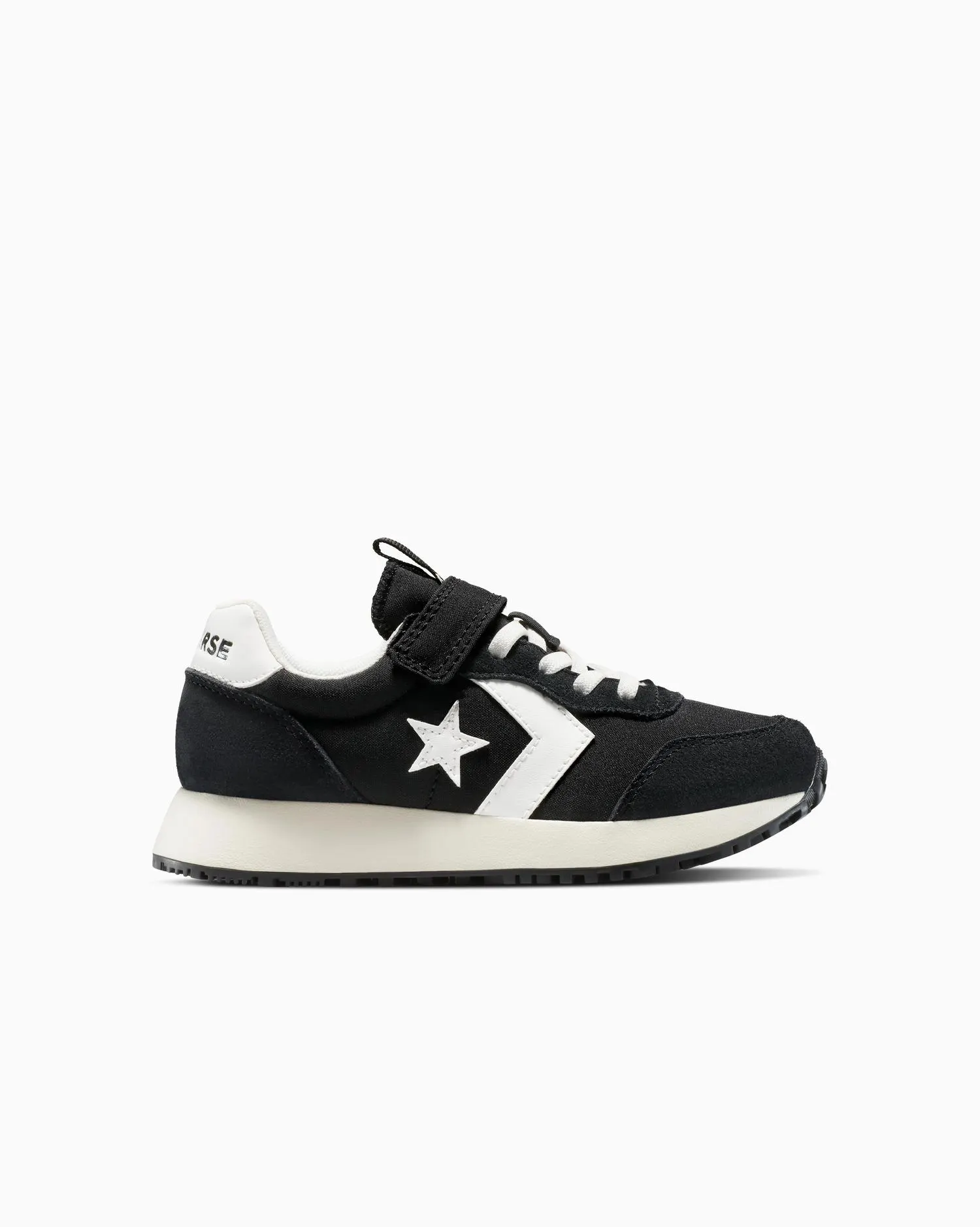 Converse Kid's Omega Hook N' Loop Black/White Shoes